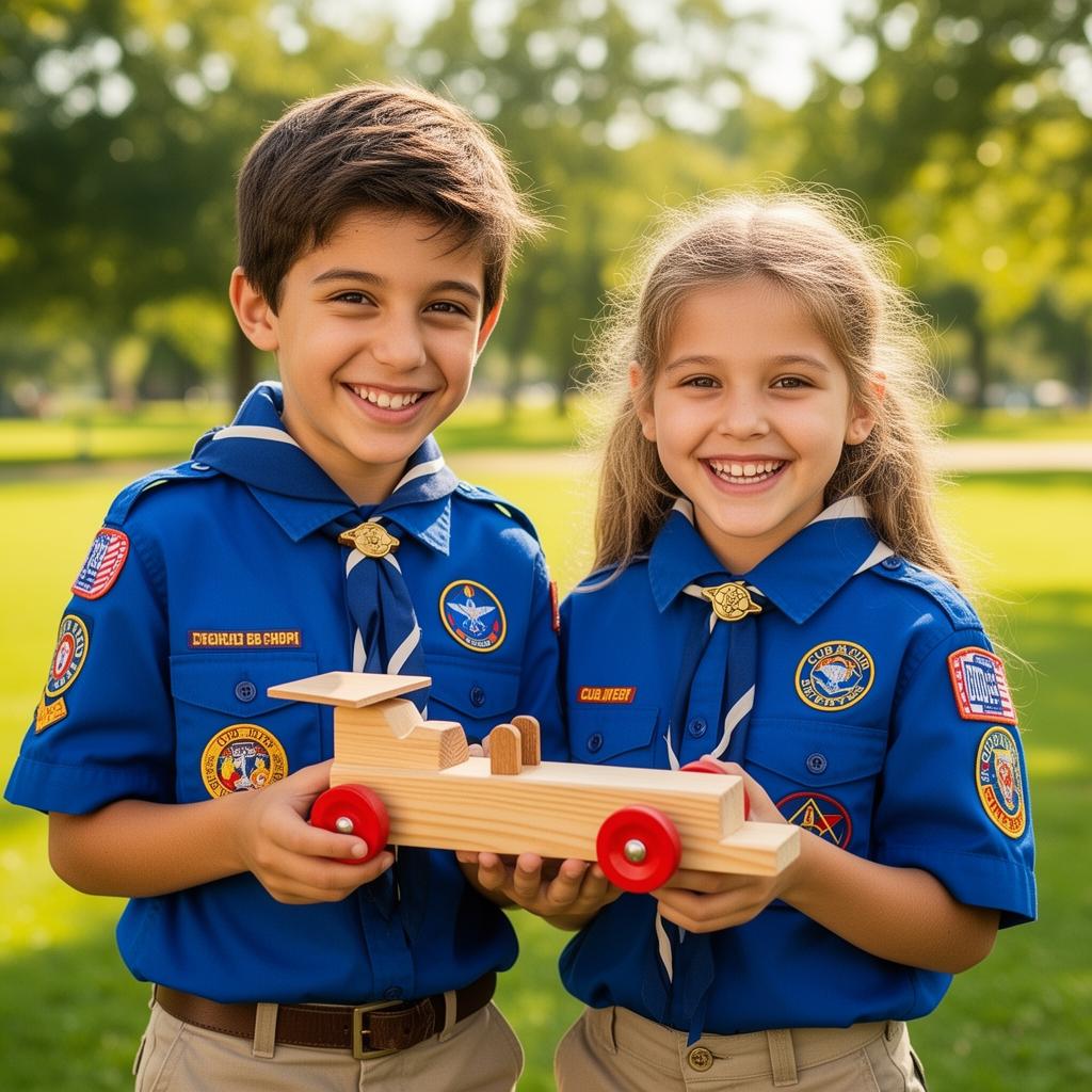 Cub Scout Pack 131 at an outdoor event