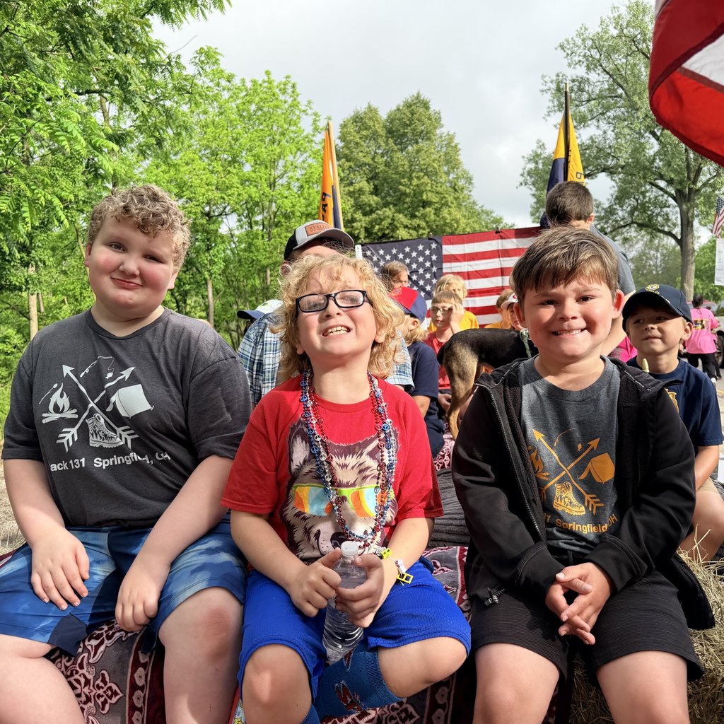 Cub Scout Pack 131 at an outdoor event